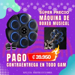 MAQUINA DE BOXEO NEGRO