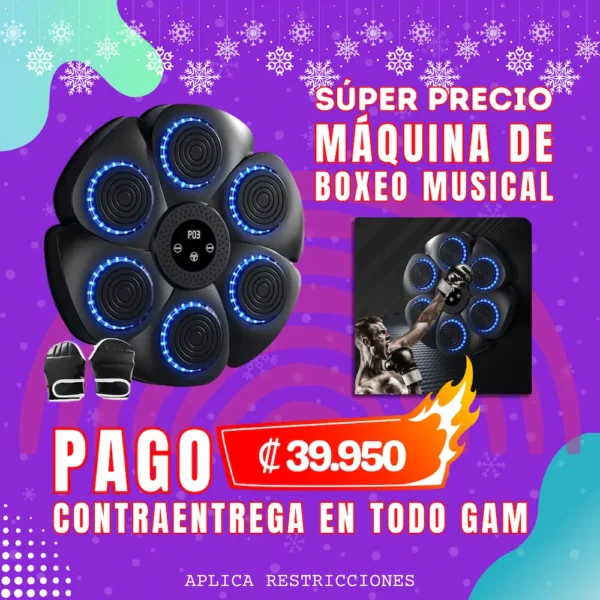 MAQUINA DE BOXEO NEGRO