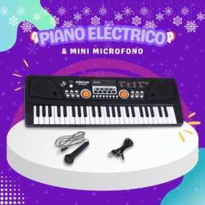 Piano Eléctrico & Mini Micrófono BF-530A1