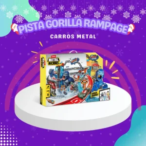 Pista Gorilla Rampage Carros Metal