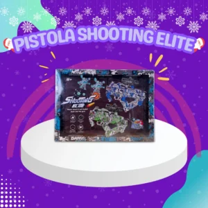 Pistola de Tiros Eléctrica 2 en 1 Shooting Elite