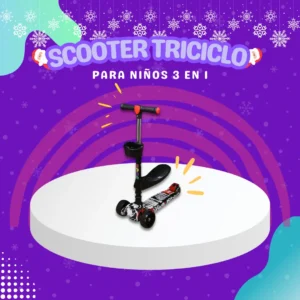 Scooter Triciclo para Niños 3 en 1