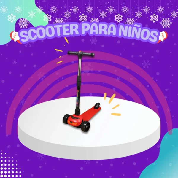 Scooter para Niños Ruedas LED
